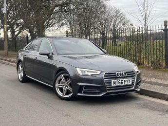 Audi A4 3.0 TDI V6 S line Saloon 4dr Auto Diesel S Tronic Euro 6 (s/s) (