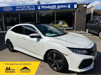 Honda Civic 1.0 VTEC Turbo EX Hatchback 5dr Petrol Manual Euro 6 (s/s) (126 