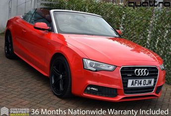 Audi A5 3.0TDi QUATTRO S-LINE SPECIAL EDITION CONVERTIBLE S-TRONIC AUTO 