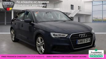 Audi A3 1.6 TDI 30 S line Sportback 5dr Diesel Manual Euro 6 (s/s) (116 