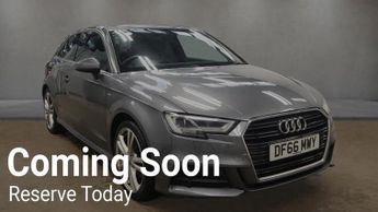 Audi A3 1.4 TFSI CoD S line Hatchback 3dr Petrol Manual Euro 6 (s/s) (15