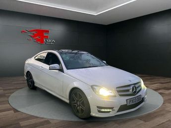 Mercedes C Class 2.1 C220 CDI BlueEfficiency AMG Sport Plus Coupe 2dr Diesel G-Tr