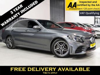 Mercedes C Class 1.5 C200 MHEV EQ Boost AMG Line (Premium) Saloon 4dr Petrol G-Tr