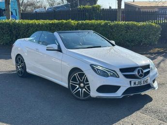 Mercedes E Class 2.1 E220 BlueTEC AMG Line (Premium) Cabriolet 2dr Diesel G-Troni