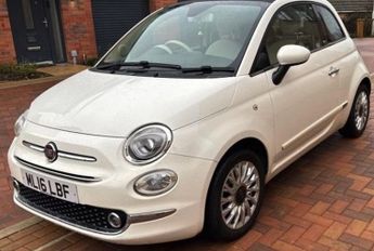 Fiat 500 1.2 ECO Lounge Convertible 2dr Petrol Manual Euro 6 (s/s) (69 bh