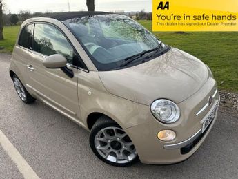 Fiat 500 1.2 Lounge Convertible 2dr Petrol Manual Euro 5 (69 bhp)