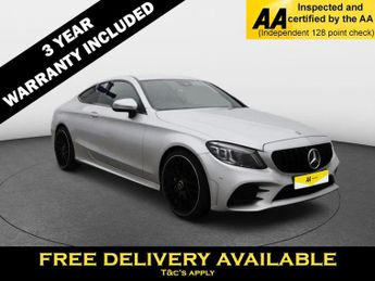 Mercedes C Class 2.0 C220d AMG Line (Premium) Coupe 2dr Diesel G-Tronic+ Euro 6 (