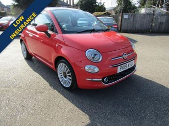 Fiat 500 1.2 Lounge Hatchback 3dr Petrol Manual Euro 6 (s/s) (69 bhp)