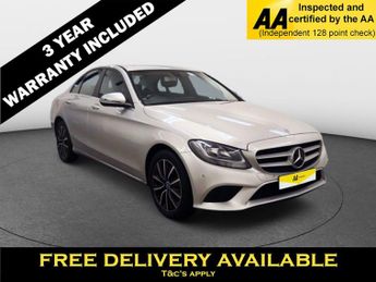 Mercedes C Class 2.0 C220d SE Saloon 4dr Diesel G-Tronic+ Euro 6 (s/s) (194 ps)