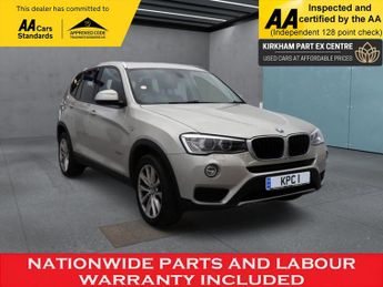 BMW X3 2.0 20d SE SUV 5dr Diesel Auto xDrive Euro 6 (s/s) (190 ps) NATI