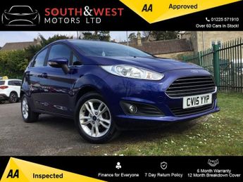 Ford Fiesta 1.0 Zetec Hatchback 5dr Petrol Manual Euro 6 (s/s) (80 ps)