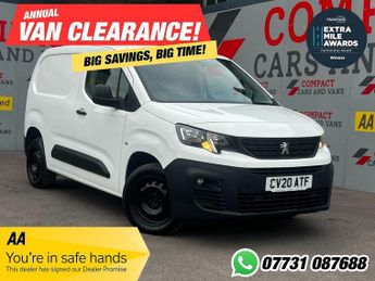 Peugeot Partner 1.5 BlueHDi 1000 Professional Standard Panel Van 5dr Diesel Manu