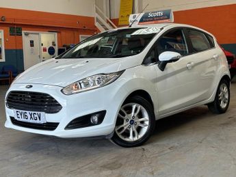 FORD FIESTA 1.0T EcoBoost Zetec Hatchback 5 Door Petrol Automatic White Powe