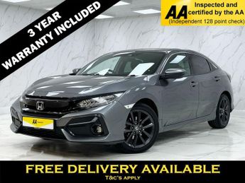 Honda Civic 1.0 VTEC Turbo SR Hatchback 5dr Petrol Manual Euro 6 (s/s) (126 