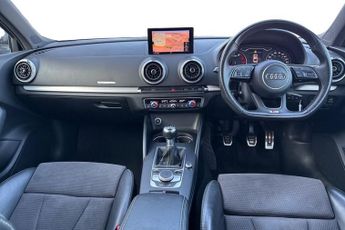AUDI A3 1.5 TFSI CoD Black Edition Saloon 4dr Petrol Manual Euro 6 (s/s)