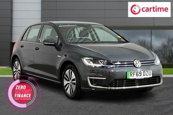 Volkswagen Golf 35.8kWh e-Golf Hatchback 5dr Electric Auto (136 ps) 8in Sat Nav,