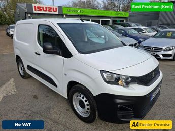 Peugeot Partner 1.5 BLUEHDI GRIP L1 101 BHP IN WHITE WITH 64,000 MILES AND A FUL
