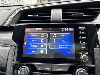 HONDA CIVIC 1.0 VTEC Turbo EX Hatchback 5dr Petrol CVT Euro 6 (s/s) (126 ps)