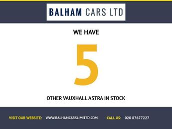 VAUXHALL ASTRA 1.4i Turbo SRi Sports Tourer 5dr Petrol Manual Euro 6 (150 ps)