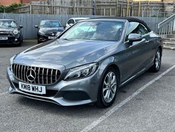MERCEDES-BENZ C-CLASS 2.0 C200 Sport Cabriolet 2dr Petrol G-Tronic+ Euro 6 (s/s) (184 