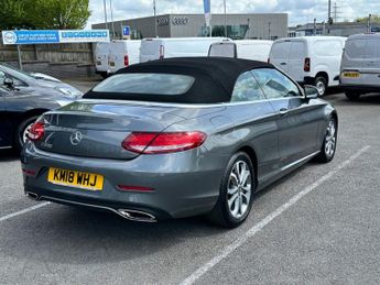 MERCEDES-BENZ C-CLASS 2.0 C200 Sport Cabriolet 2dr Petrol G-Tronic+ Euro 6 (s/s) (184 