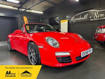 PORSCHE 911 3.8 997.2 Carrera S Cabriolet 2dr Petrol PDK (242 g/km, 385 bhp)