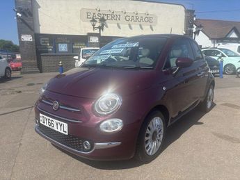 Fiat 500 1.2 Lounge Hatchback 3dr Petrol Manual Euro 6 (s/s) (69 bhp)
