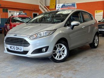 Ford Fiesta 1.0 Zetec Hatchback 5 Door Petrol Manual Silver Euro 6 Low Tax
