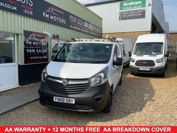 Vauxhall Vivaro 1.6 CDTi 2900 Panel Van 5dr Diesel Manual L1 H1 Euro 6 (s/s) (95