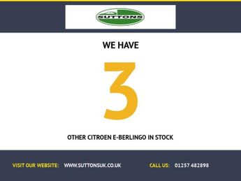 CITROEN E-BERLINGO 52kWh PLUS M MPV 5dr Electric Auto (7.4kW Charger) (136 ps)