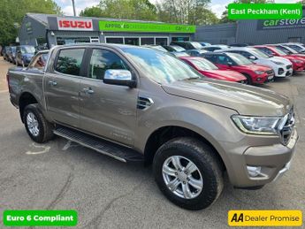Ford Ranger 2.0 ECOBLUE LIMITED PICKUP DOUBLE CAB 4dr IN SILVER WITH 89,800 