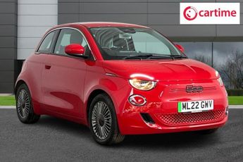Fiat 500 24kWh RED Hatchback 3dr Electric Auto (95 ps) Touchscreen, Apple