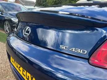 LEXUS SC 4.3 430 Convertible 2dr Petrol Automatic (287 g/km, 282 bhp)