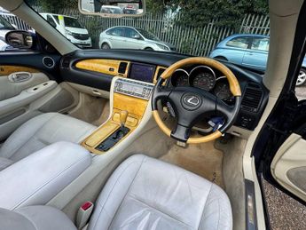 LEXUS SC 4.3 430 Convertible 2dr Petrol Automatic (287 g/km, 282 bhp)