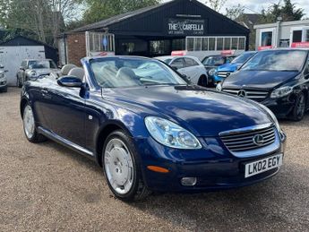 LEXUS SC 4.3 430 Convertible 2dr Petrol Automatic (287 g/km, 282 bhp)