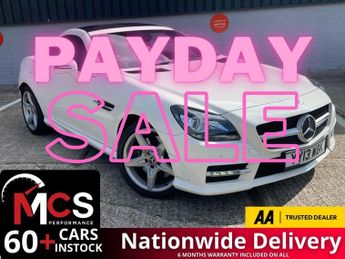 Mercedes SLK 1.8 SLK200 BlueEfficiency AMG Sport Convertible 2dr Petrol G-Tro