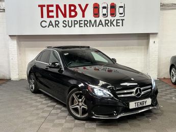 Mercedes C Class 2.1 C220d AMG Line (Premium) Saloon 4dr Diesel G-Tronic+ Euro 6 