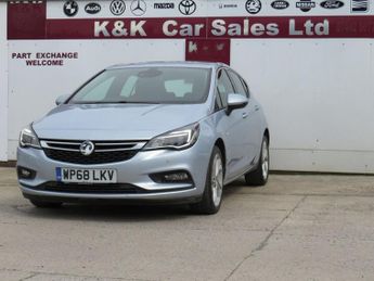 VAUXHALL ASTRA 1.6 CDTi BlueInjection SRi Nav Hatchback 5dr Diesel Auto Euro 6 
