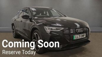 AUDI E-TRON 55 Black Edition Sportback 5dr Electric Auto quattro 95kWh (11kW