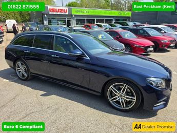 Mercedes E Class 2.0 E220d AMG Line Premium Plus Estate in Blue with 56,500 miles