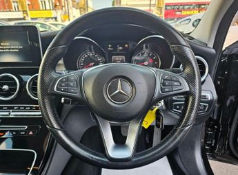 MERCEDES-BENZ C-CLASS AUTOMATIC 2.0 C200 Sport Saloon 4dr Petrol 7G-Tronic+ Euro 6 (s/