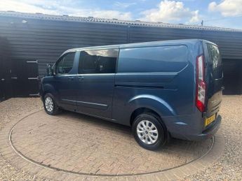 FORD TRANSIT CUSTOM 2.0 300 EcoBlue Limited Crew Van Double Cab 5dr Diesel Auto L2 H