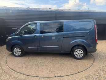FORD TRANSIT CUSTOM 2.0 300 EcoBlue Limited Crew Van Double Cab 5dr Diesel Auto L2 H
