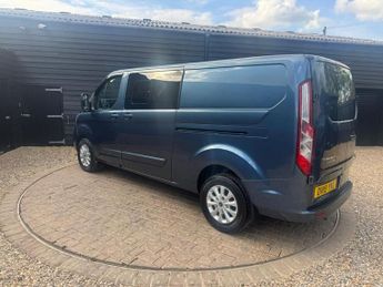 FORD TRANSIT CUSTOM 2.0 300 EcoBlue Limited Crew Van Double Cab 5dr Diesel Auto L2 H
