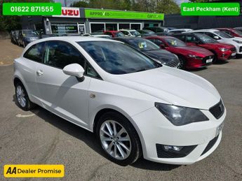SEAT Ibiza 1.2 TSI FR Sport in white with 104,000 miles, 1 owner, service h