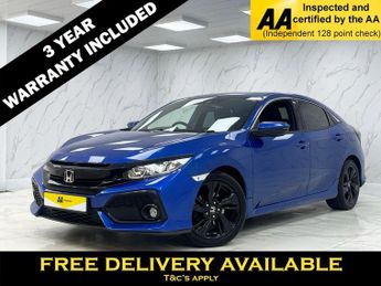 Honda Civic 1.0 VTEC Turbo SR Hatchback 5dr Petrol Manual Euro 6 (s/s) (129 