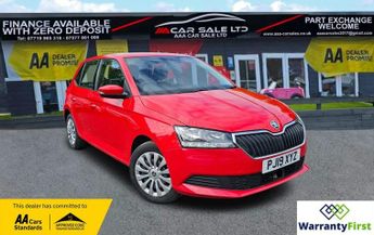 Skoda Fabia 1.0 S Hatchback 5dr Petrol Manual Euro 6 (s/s) (60 ps)