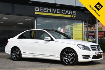 Mercedes C Class 2.1 C220 CDI AMG Sport Plus Saloon 4dr Diesel G-Tronic+ Euro 5 (