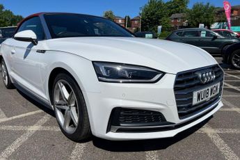 AUDI A5 CABRIOLET 2.0 TFSI S line Convertible 2dr Petrol Manual Euro 6 (s/s) (190 
