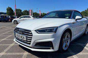 AUDI A5 CABRIOLET 2.0 TFSI S line Convertible 2dr Petrol Manual Euro 6 (s/s) (190 